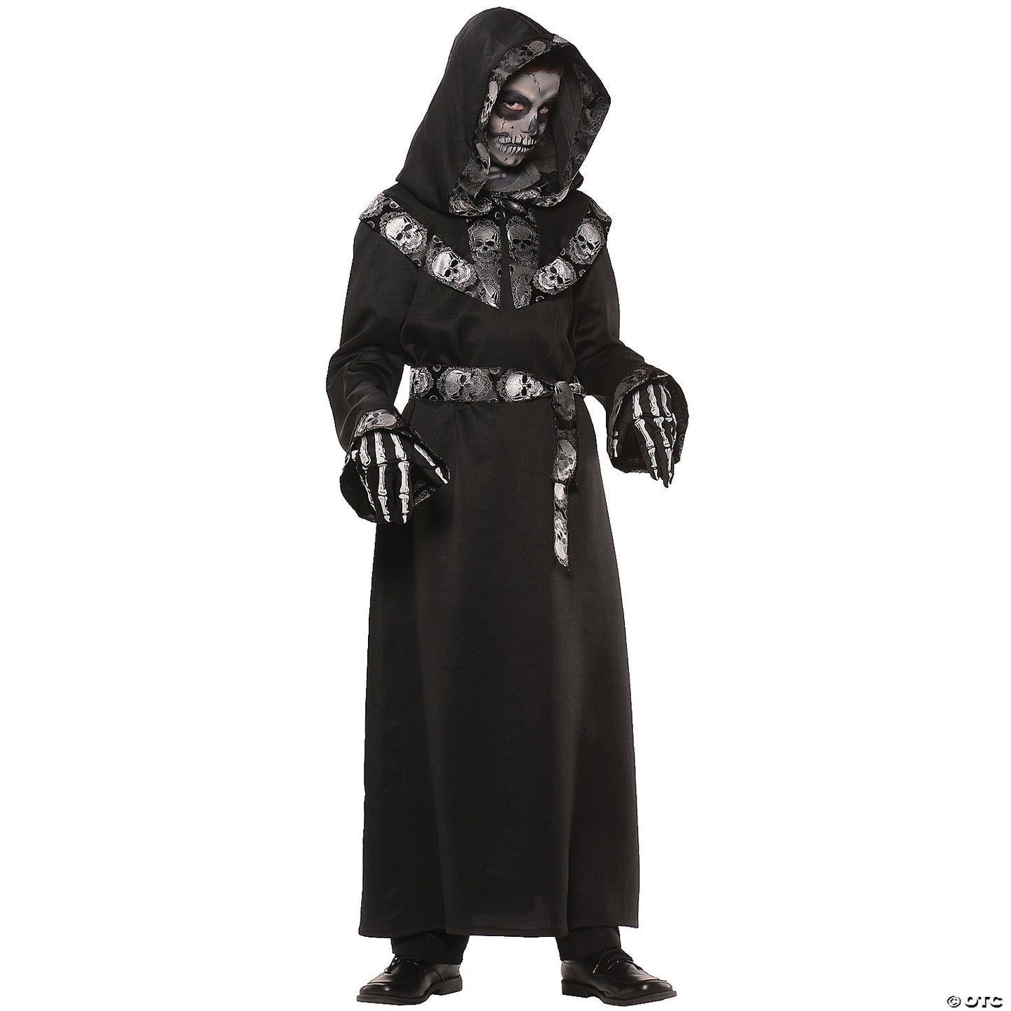 BOY'S SKULL MASTER HOODED ROBE