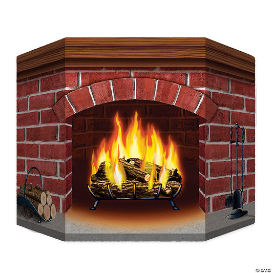 BRICK FIREPLACE STANDUP