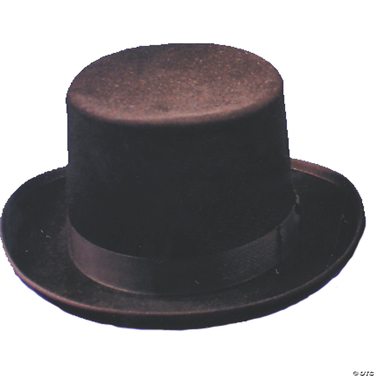 TOP HAT FELT QUAL BROWN LRG