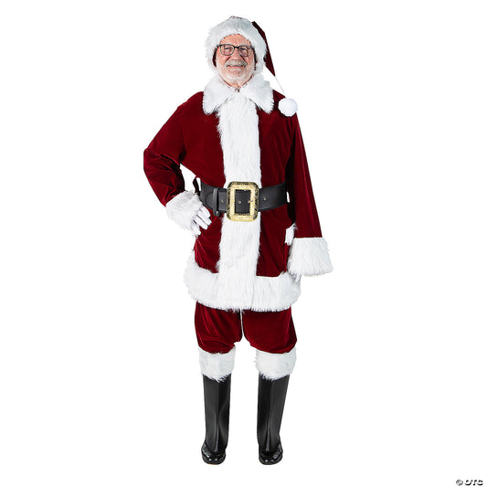 ADLT SANTA SUIT OVERALLS XL