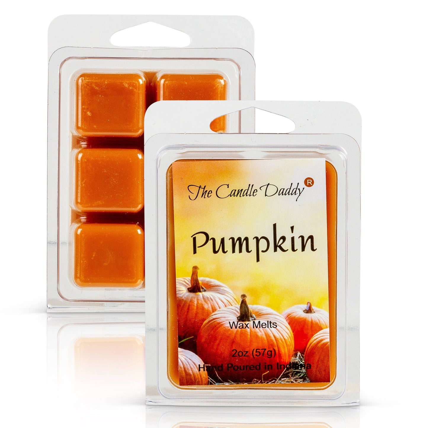 The Candle Daddy - Pumpkin Scented Wax Melt Cubes - 2 Ounces - 1 Pack