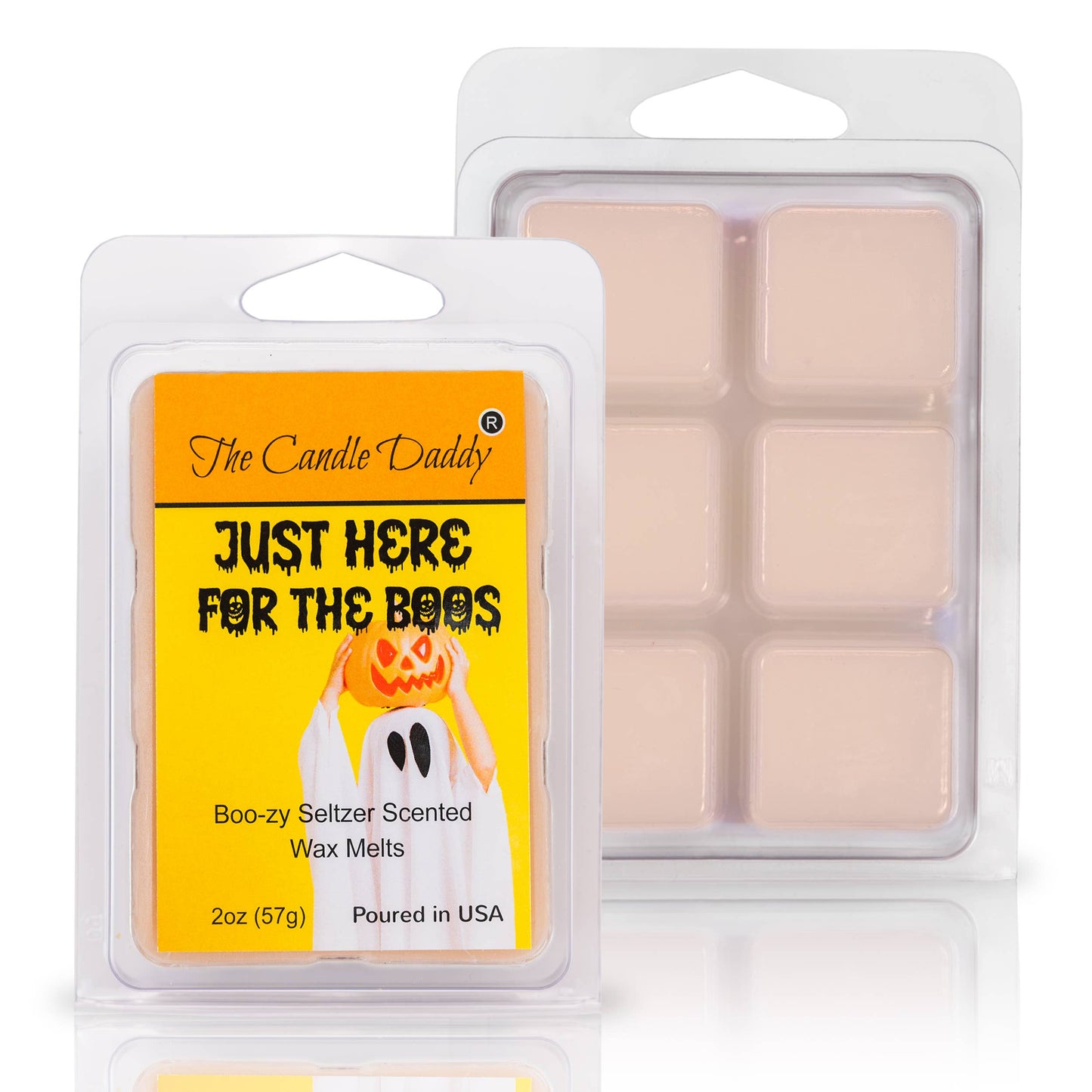 The Candle Daddy - JUST HERE FOR THE BOOS - BOO-ZY SELTZER SCENTED WAX MELT