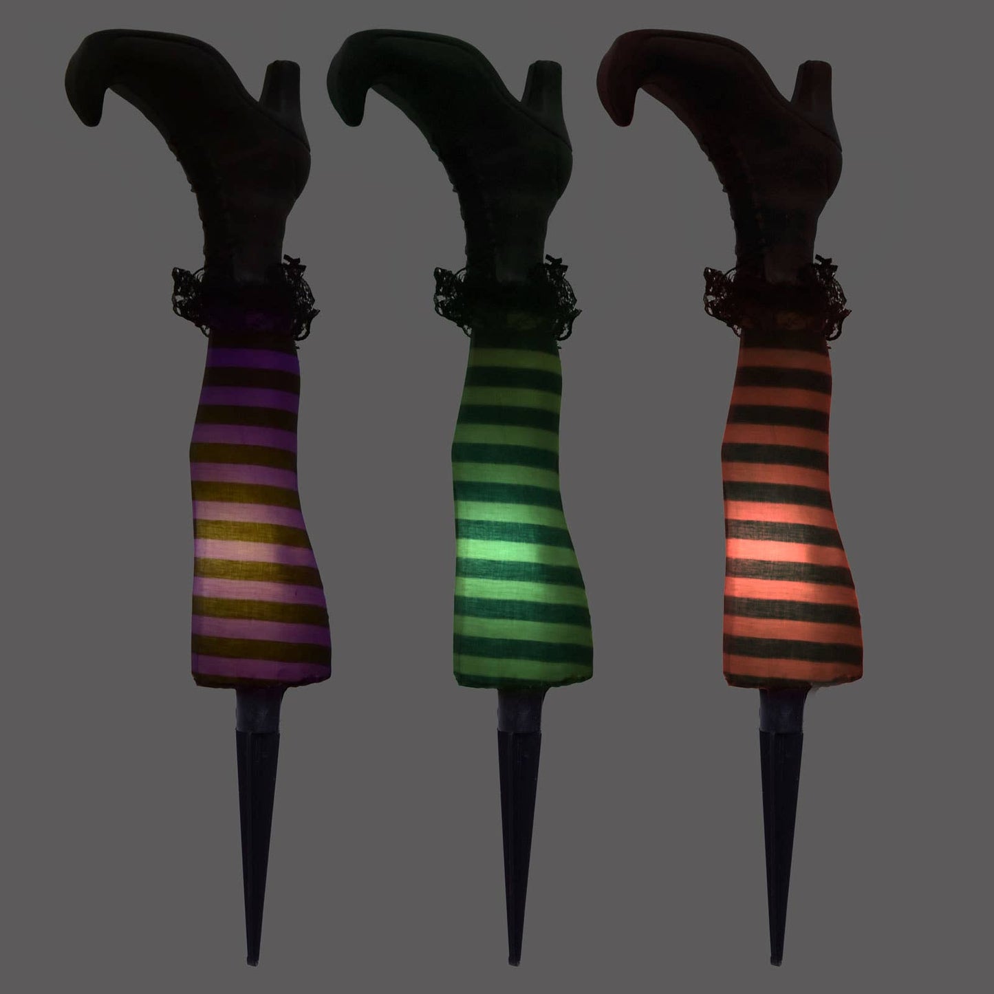 Fun Little Toys - 3 PCs Halloween Witch Leg Lights