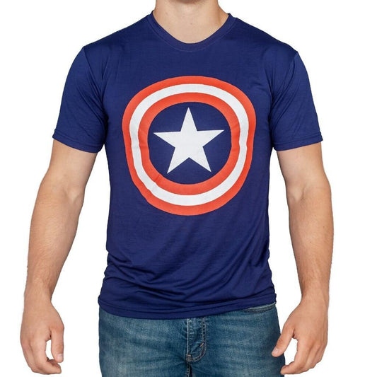 Captain America Shield Performance Adult Unisex T-Shirt