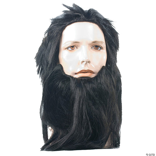CAVE MAN WIG AND BEARD SET