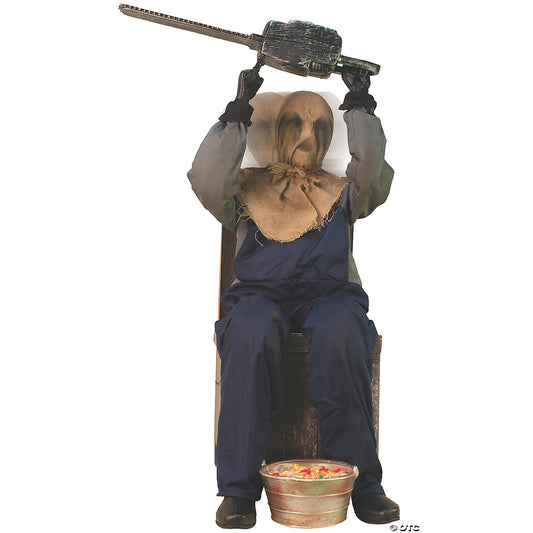 CHAINSAW GREETER ANIMATED PROP
