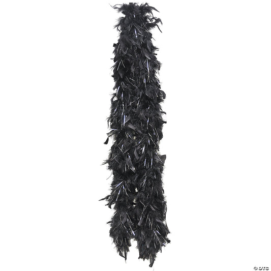 CHANDELLE BOA WITH SILVER LUREX