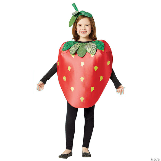 CHILD'S STRAWBERRY COSTUME