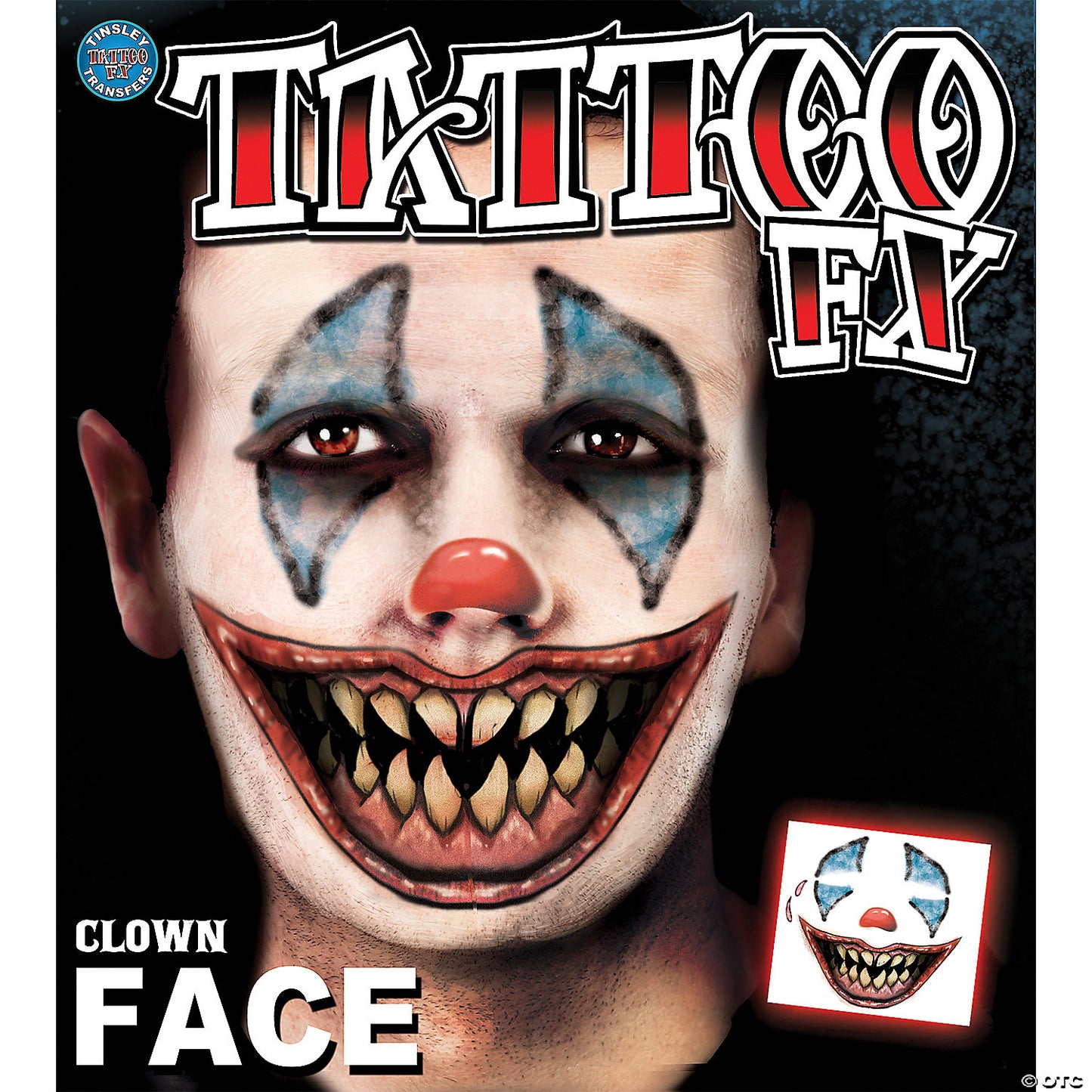 CLOWN FACE TATTOO