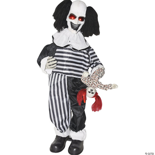 CREEPY CLOWN W STAND