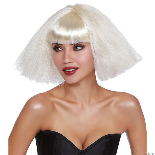 CRIMPED WEDGE BOB WIG