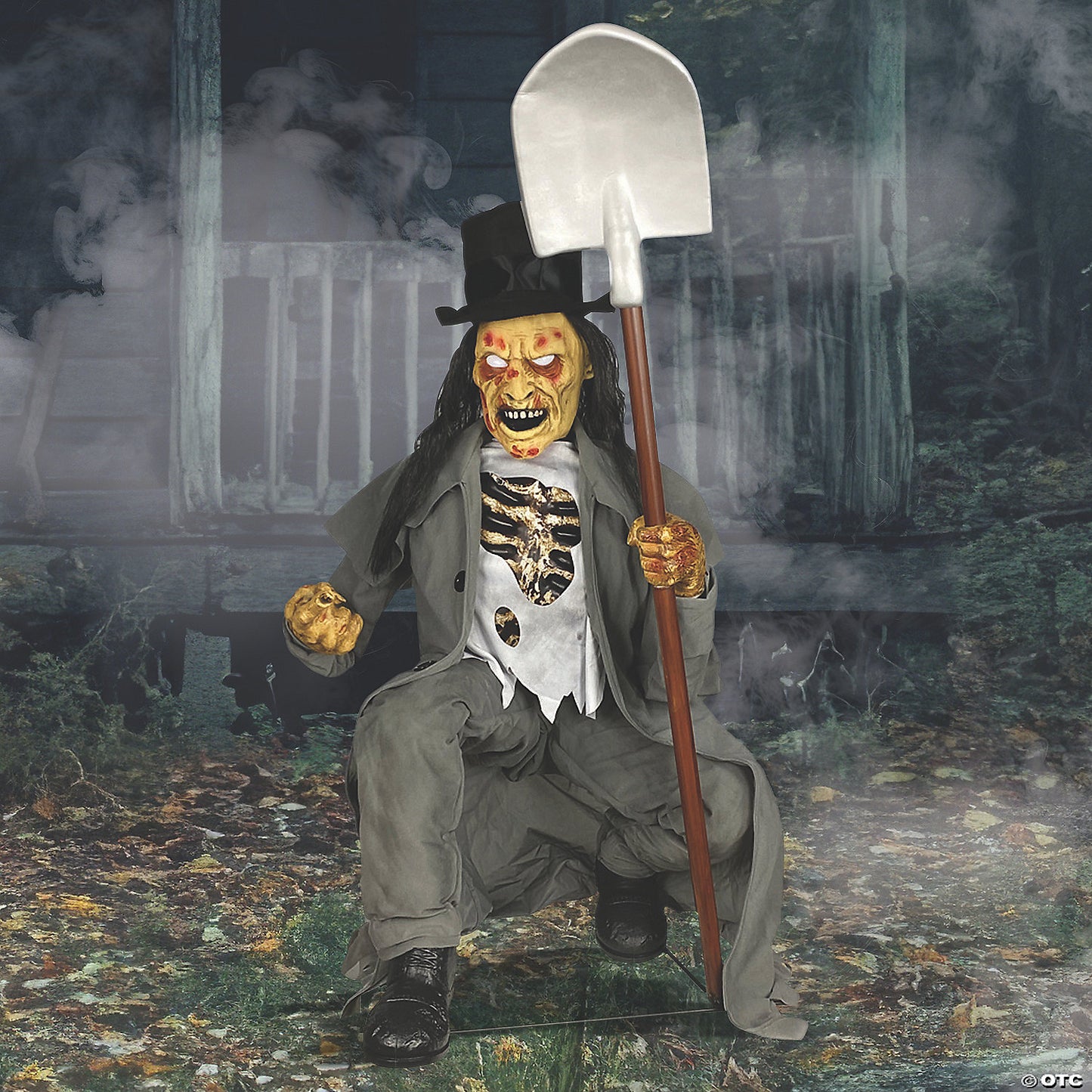 CROUCHING GRAVE DIGGER PROP