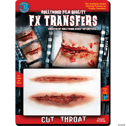 CUT THROAT 3D TATTOOS