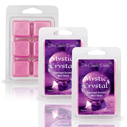 The Candle Daddy - MYSTIC CRYSTAL - AMETHYST CRYSTAL SCENTED WAX MELT