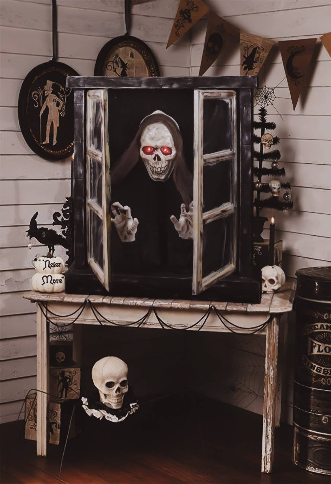 Fun Little Toys - Halloween Window decorations with Sound Outdoor