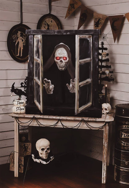 Fun Little Toys - Halloween Window decorations with Sound Outdoor