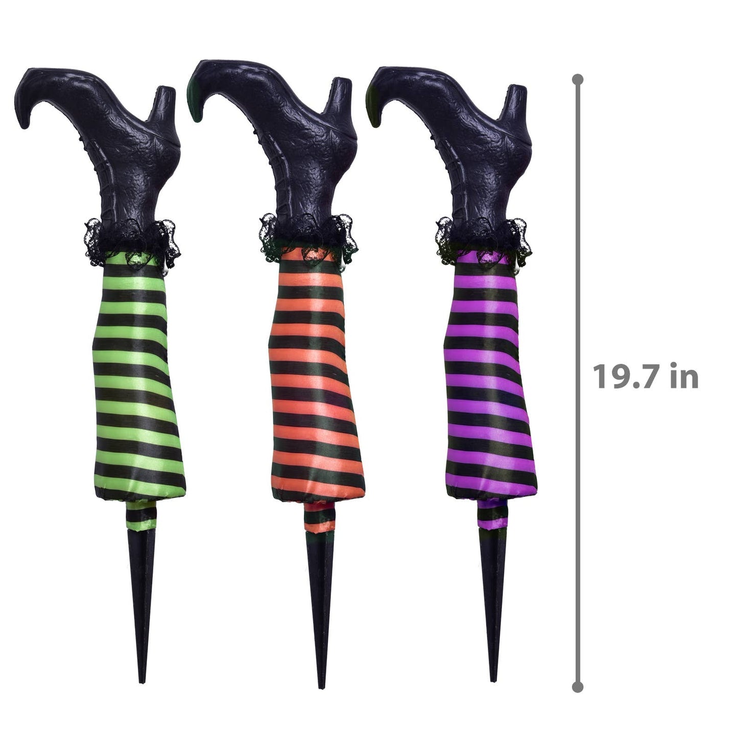 Fun Little Toys - 3 PCs Halloween Witch Leg Lights
