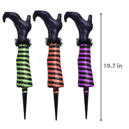 Fun Little Toys - 3 PCs Halloween Witch Leg Lights