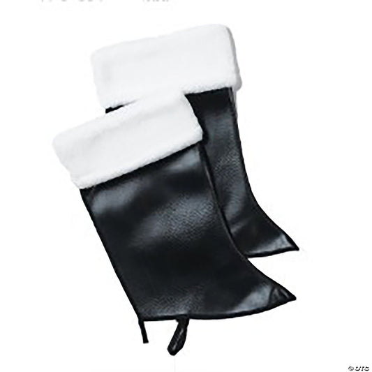 ADLT SANTA BOOT TOPS DLXE PLUSH XL
