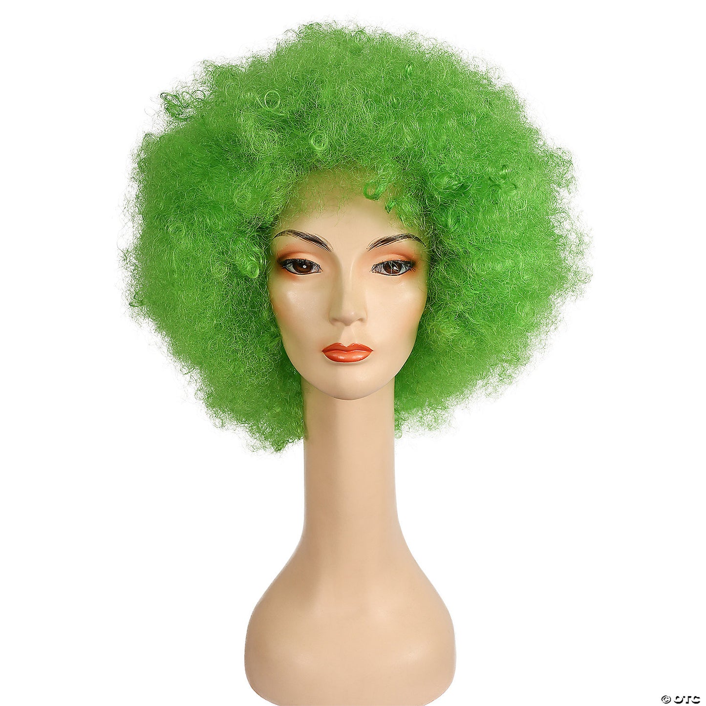 AFRO DISCOUNT WIG NEON GREEN KAF 4