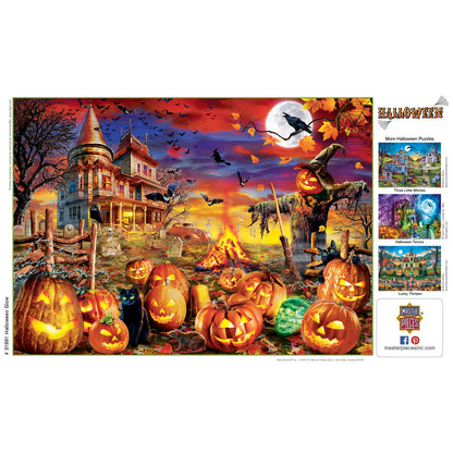Masterpieces Puzzles - Glow in the Dark - All Hallow's Eve 500 Piece Puzzle