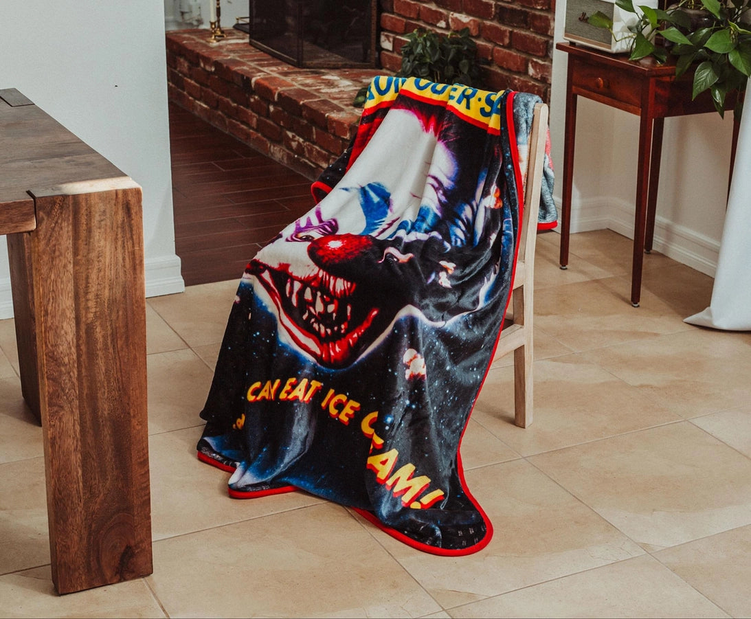 Killer Klown 45 X 60 Inch Raschel Throw Blanket