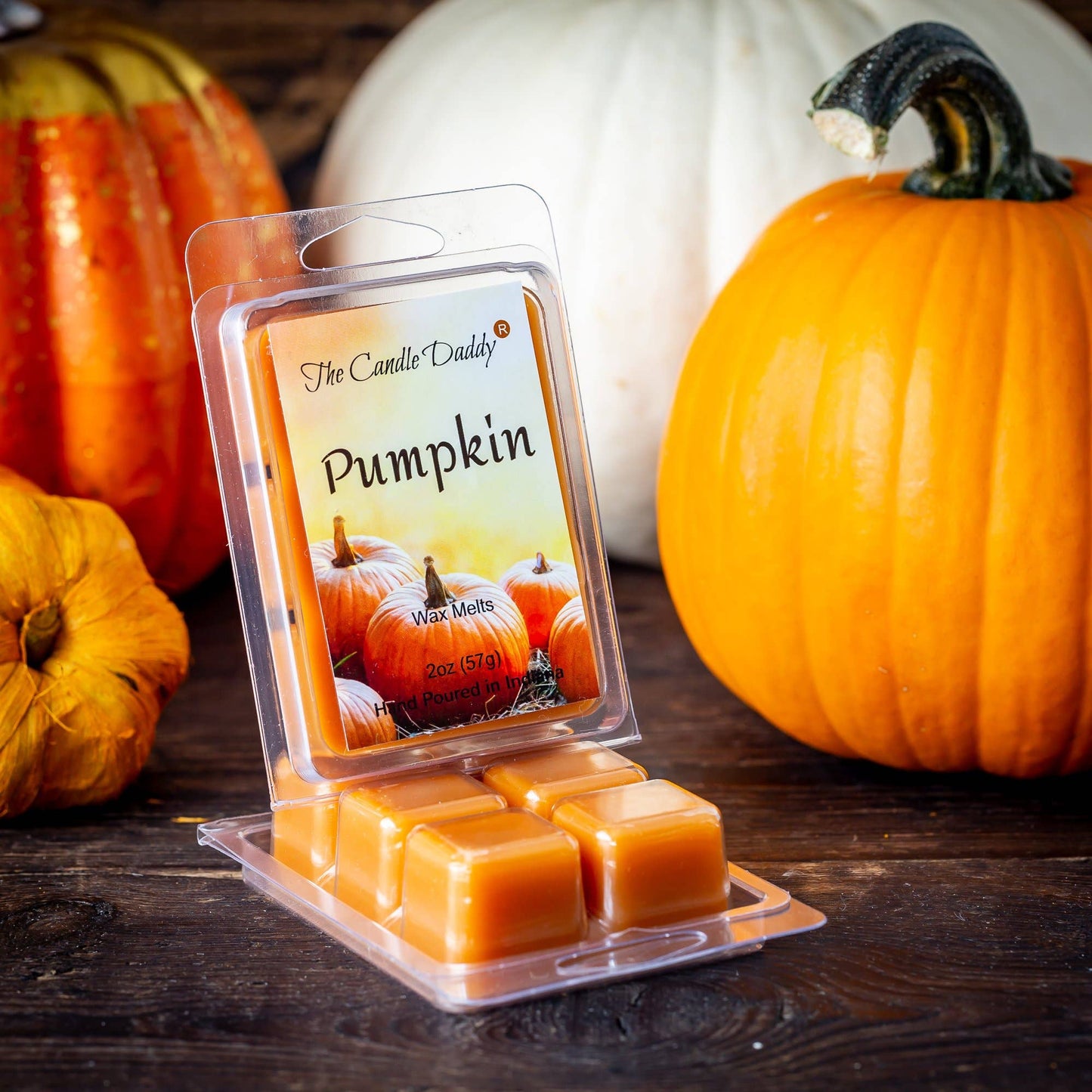 The Candle Daddy - Pumpkin Scented Wax Melt Cubes - 2 Ounces - 1 Pack