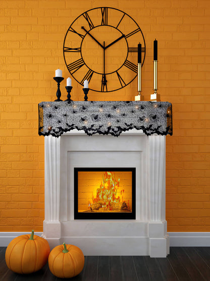 Fun Little Toys - Halloween Lamp Shade Topper Scarf Cover