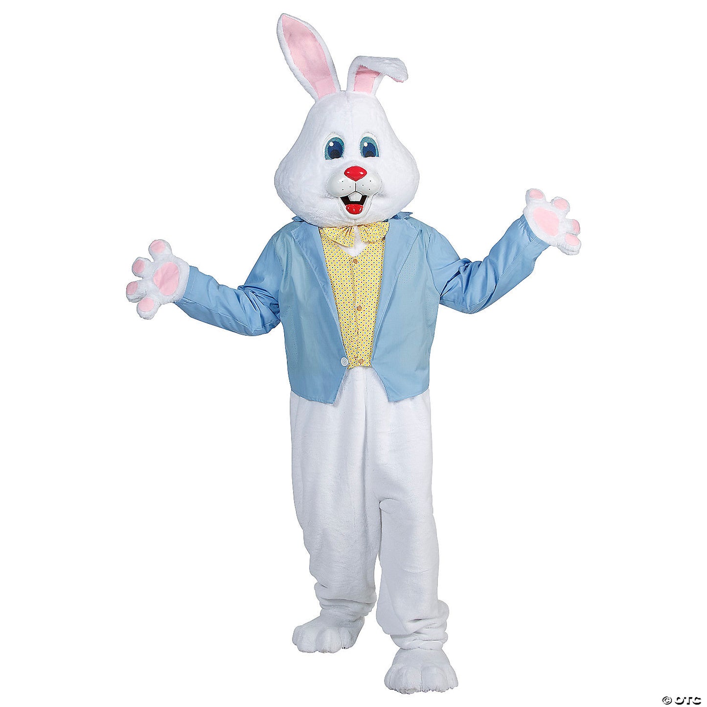ADLT EASTER BUNNY FAUX YELLOW VEST