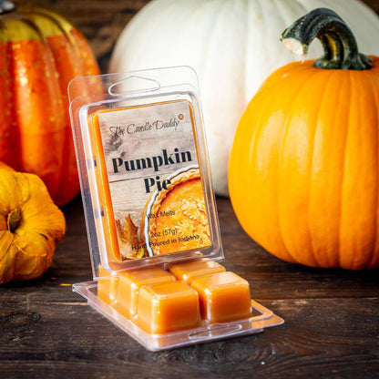 The Candle Daddy - Pumpkin Pie Scented Wax Melt Cubes - 2 Ounces - 1 Pack