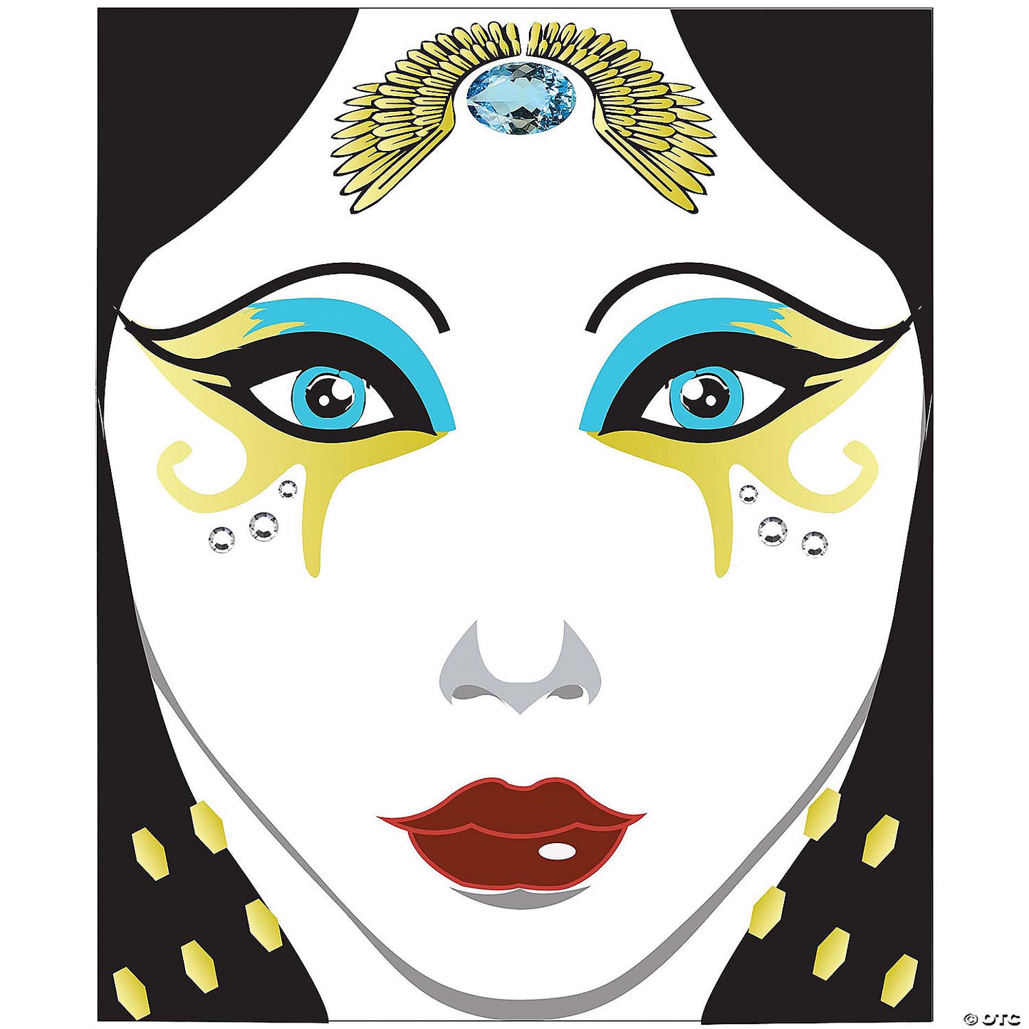 EGYPTIAN FACE DECAL