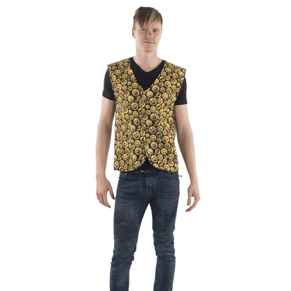 Emoji Printed Vest - Adults