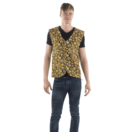 Emoji Printed Vest - Adults