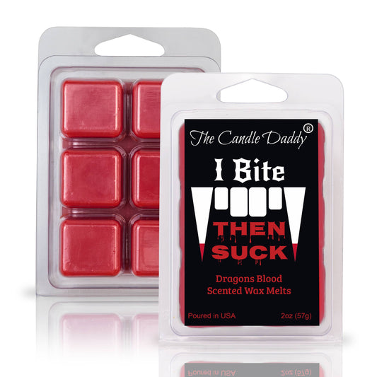 The Candle Daddy - FUNNY FALL HALLOWEEN-I BITE,THEN SUCK-DRAGONS BLOOD WAX MELT