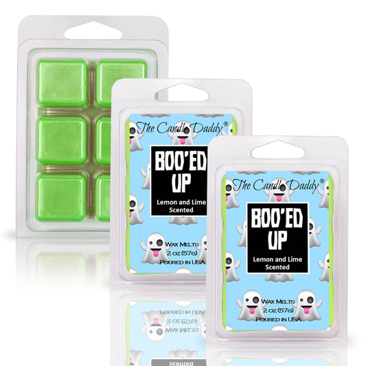 The Candle Daddy - FUNNY FALL HALLOWEN - BOO'ED UP - LEMON AND LIME WAX MELT