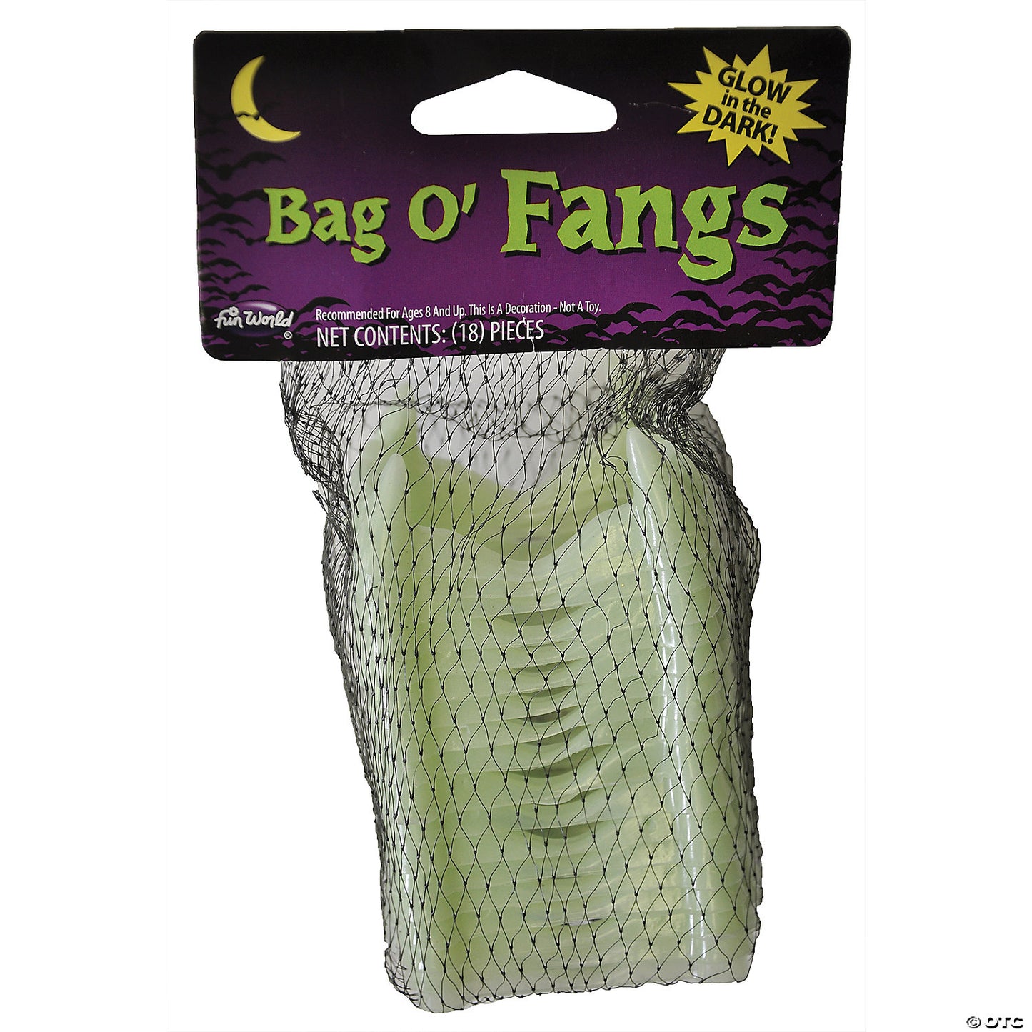BODY PARTS-GLOW IN THE DARK/FANGS