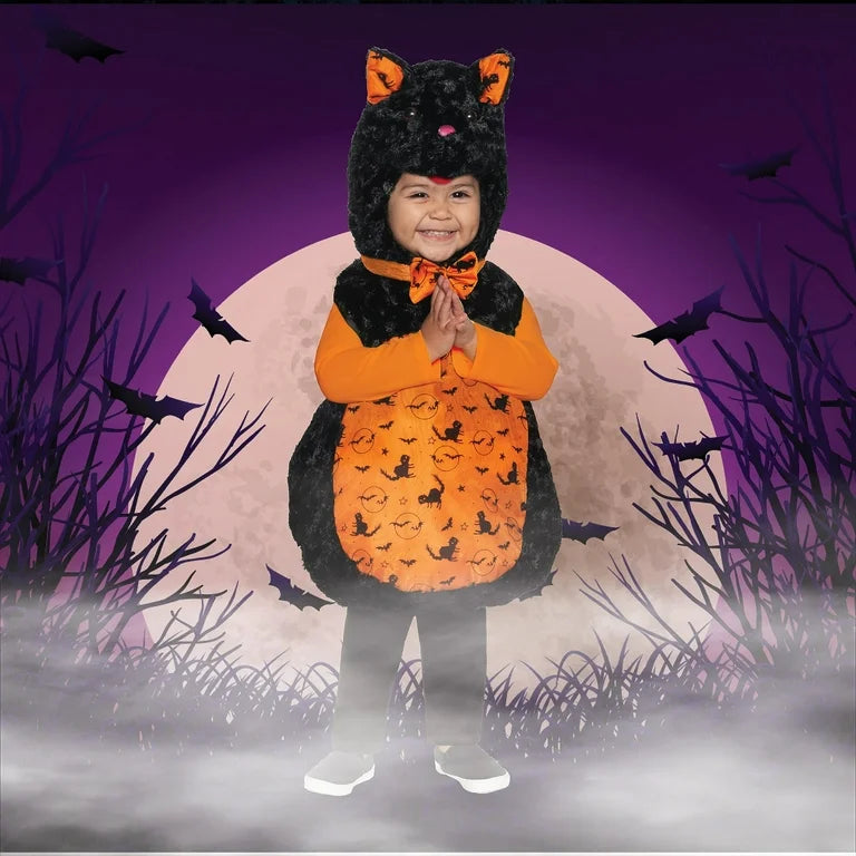 Halloween Cat Belly Baby Toddler Costume