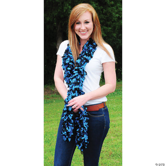 FEATHERLESS BOA BLUE-BLACK