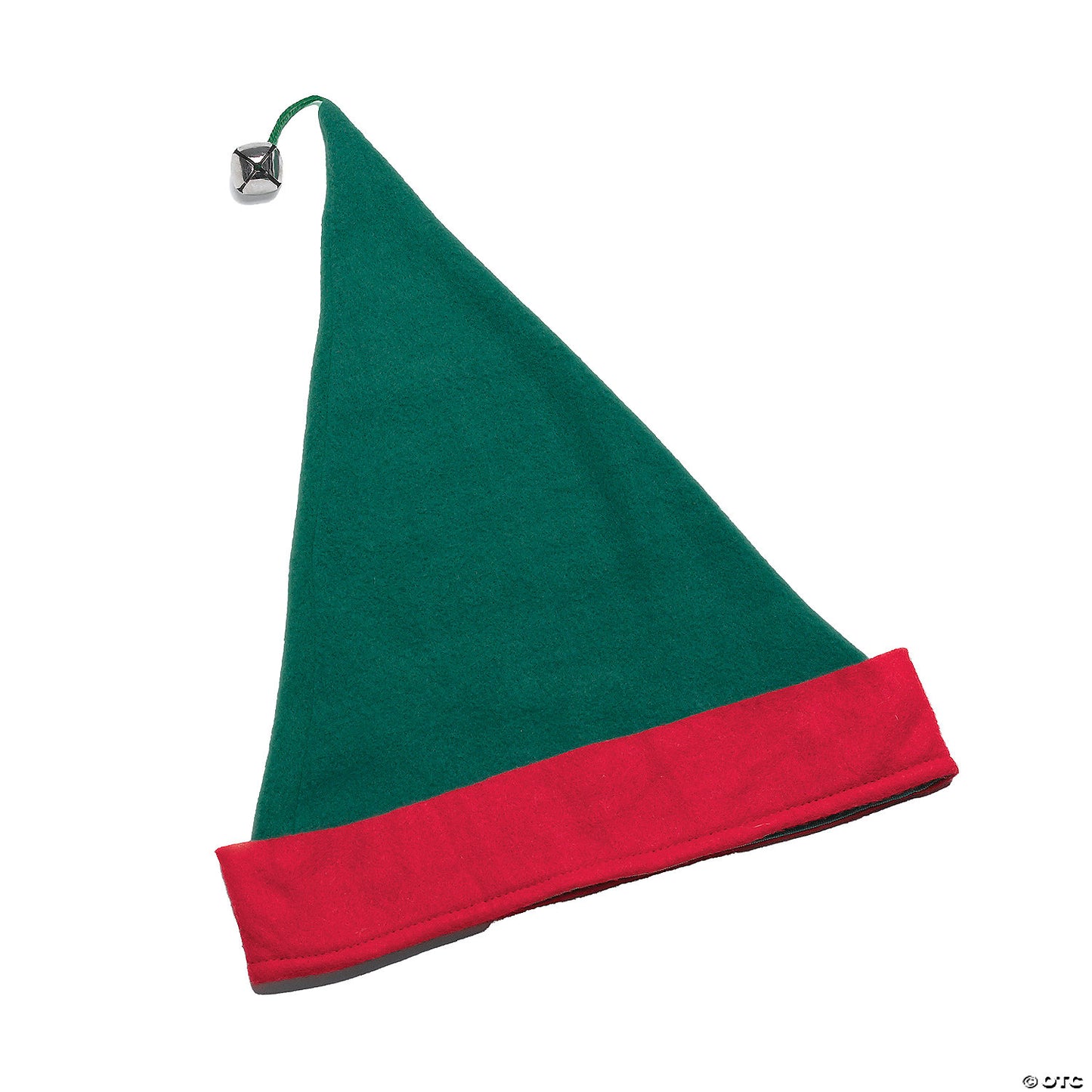 ELF HAT GREEN RED FELT