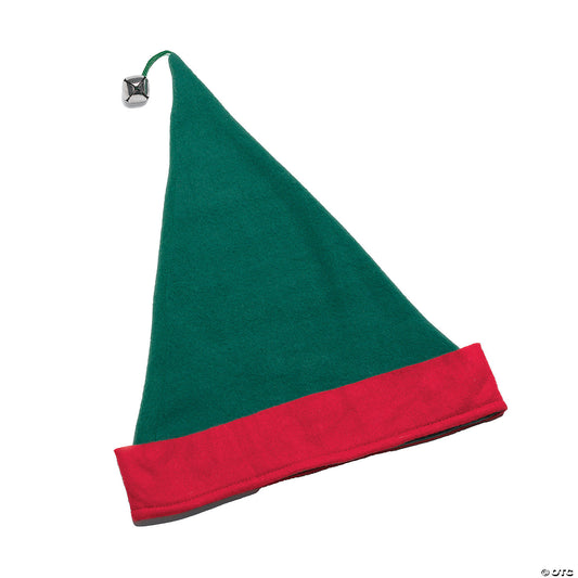ELF HAT GREEN RED FELT