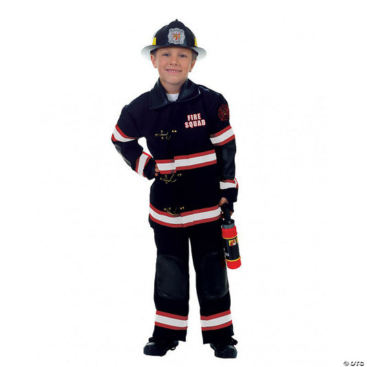 FIREMAN HELMET CH BLACK
