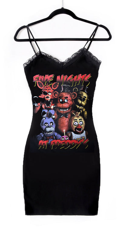 Five Nights at Freddy's Lace Strap Dress