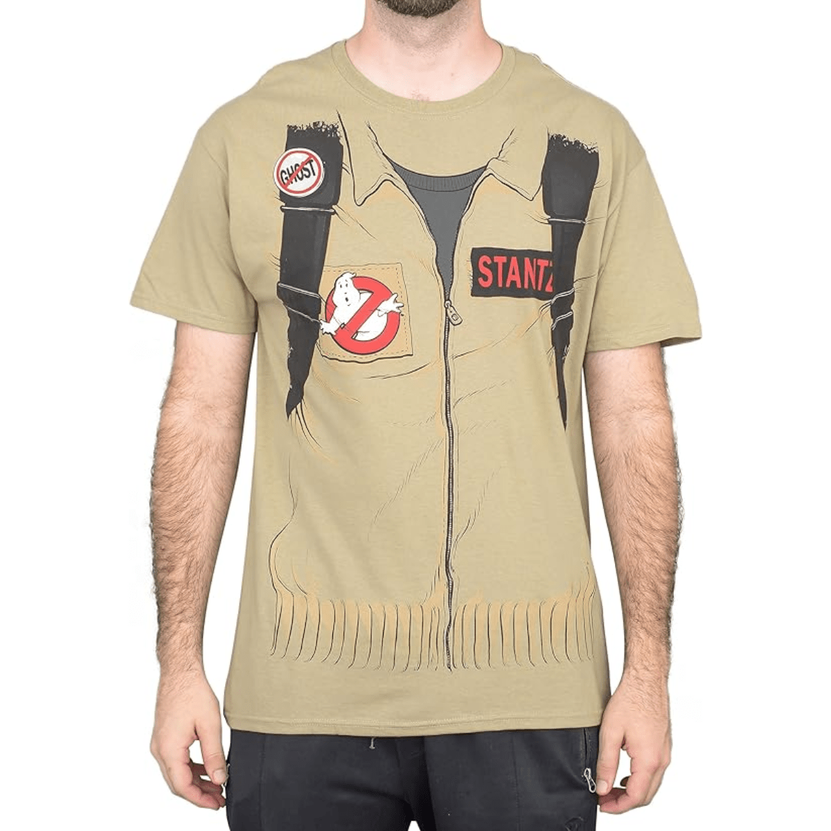 Ghostbuster Short Sleeve Adult Unisex Halloween Cosplay Costume T-Shirt