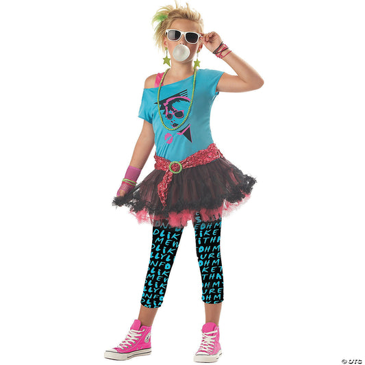 80S VALLEY GIRL CHILD MED 8-10