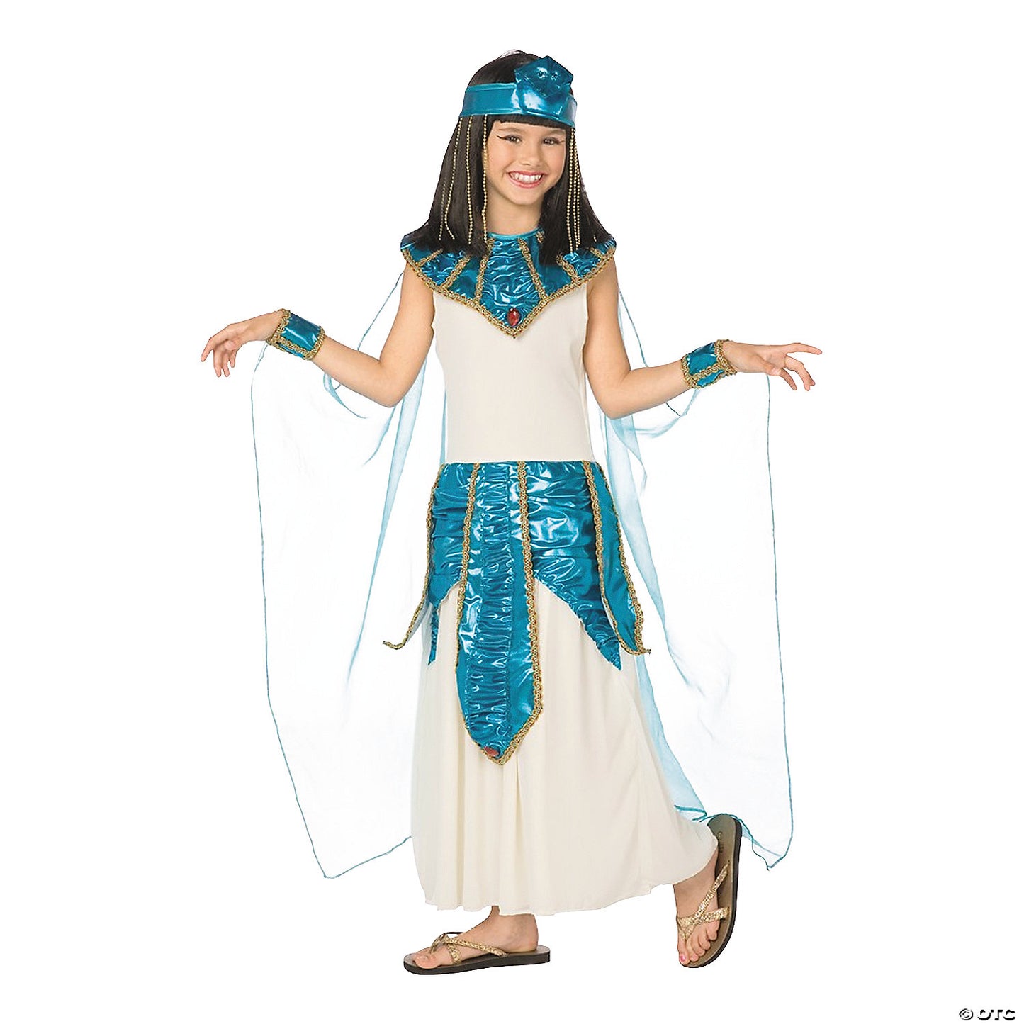 CLEOPATRA BLUE GOLD CHLD 8-10