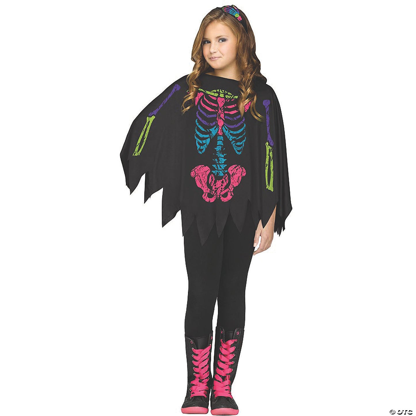 PONCHO SKELETON COLOR CH UP TO
