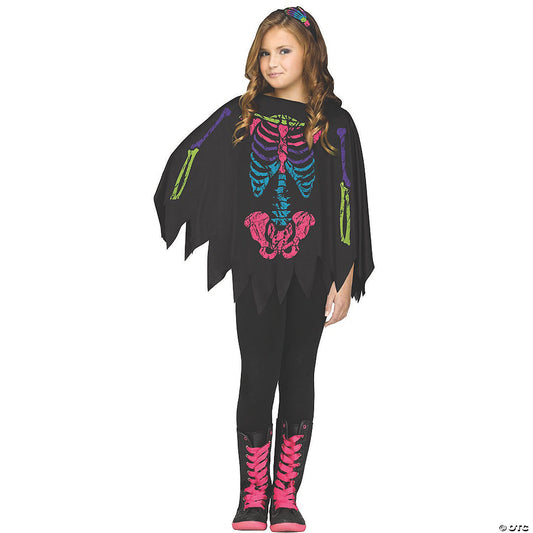 PONCHO SKELETON COLOR CH UP TO