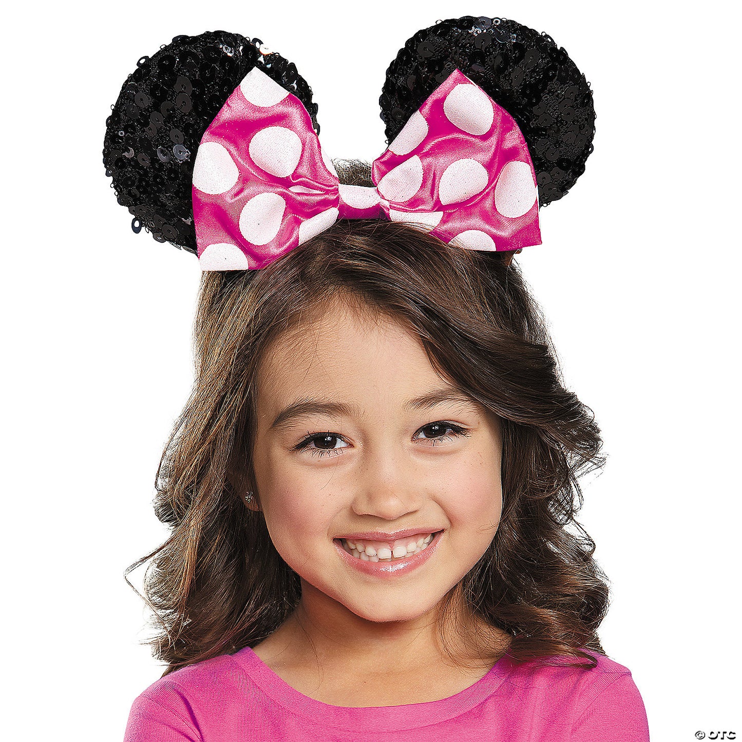 PINK MINNIE CHILD SEQUIN EARS
