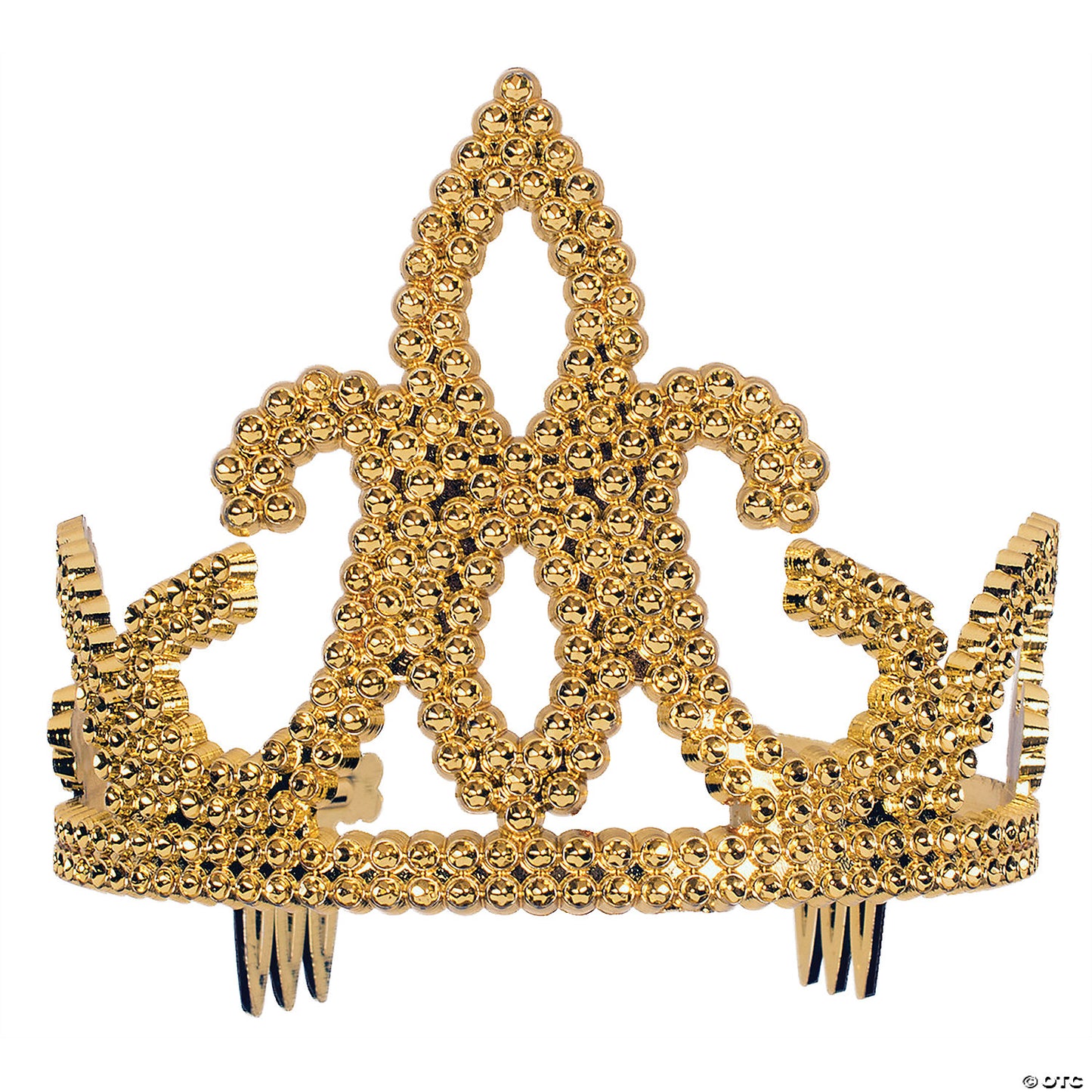 GIRL'S GOLD PLASTIC TIARA