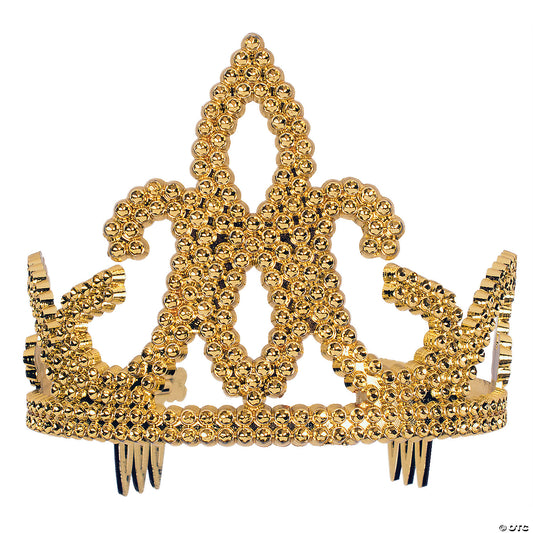 GIRL'S GOLD PLASTIC TIARA